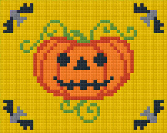 Halloween One [1] Baseplate PixelHobby Mini-mosaic Art Kit